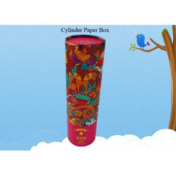 OEM Printing Custom Color Paper Tube Round Shape Cardboard Box Cylinder Paper Box for Tea Coffee Packaging