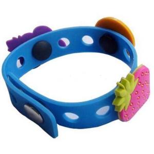 China Silkscreen Printing OEM 175X12X2MM PVC Wrist Band wholesale