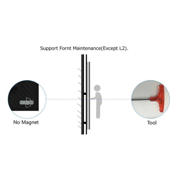 0.5KG Full Color Outdoor Advertising LED Display HRNOM-P4 rgb led screen