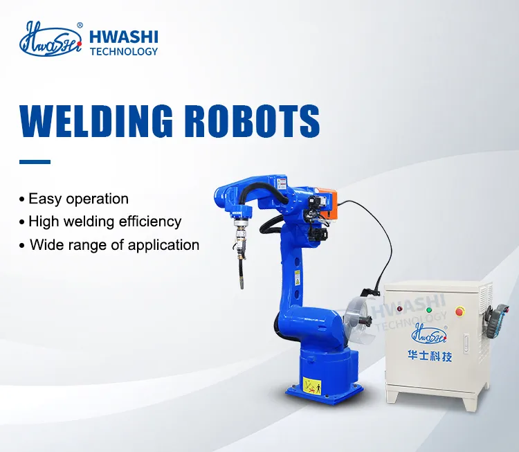 Hwashi 6-Axis Robotic MIG Welding Machine for Chair & Furniture Automation