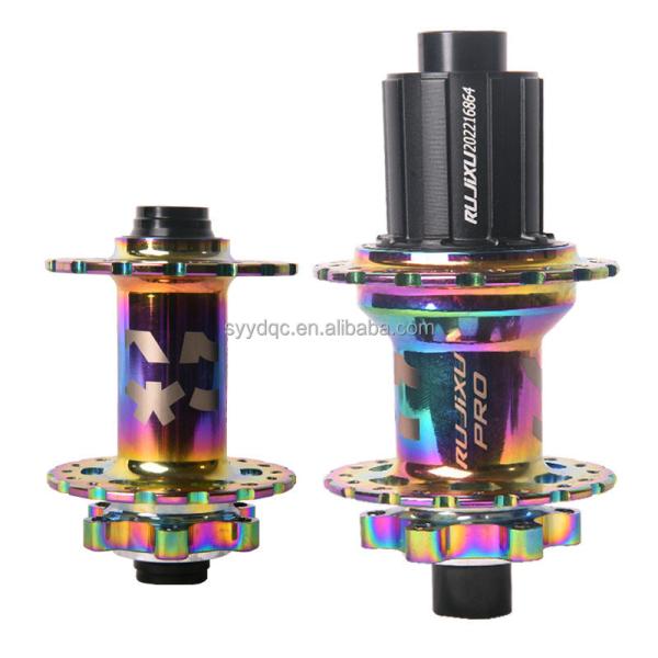 Front and Rear Bike Disc Brake Hub 24 Hole Clincher Type with Aluminum Alloy Rim