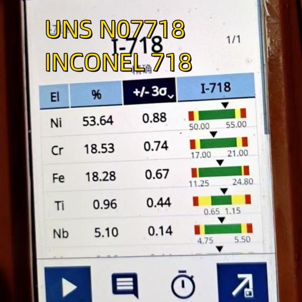 inconel 718 GH4169 Round Bar ASTM B637 / UNS N07718 Round Bar DIA 80mm With EN 10204-3.1 Certificate