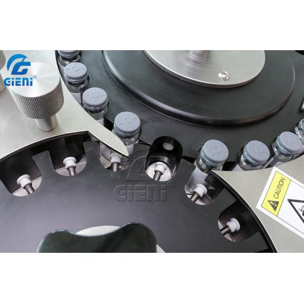 600kgs 4.1Kw Rotary Table Automatic Round Bottle Labeling Machine For Ampoules Vials