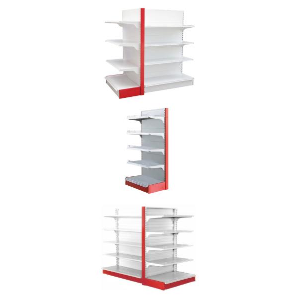 Customized Supermarket Display Shelving With Strong Structure And Load Capacity