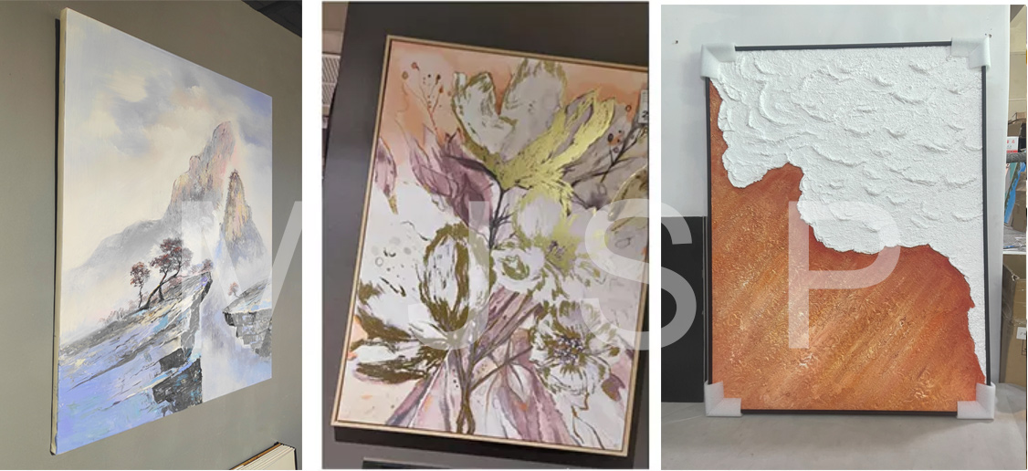 Hand Painted Wall Hanging Decor Impressionist Blossoming Almond Tree Flower Van Gogh Oil Painting on Canvas Support Base