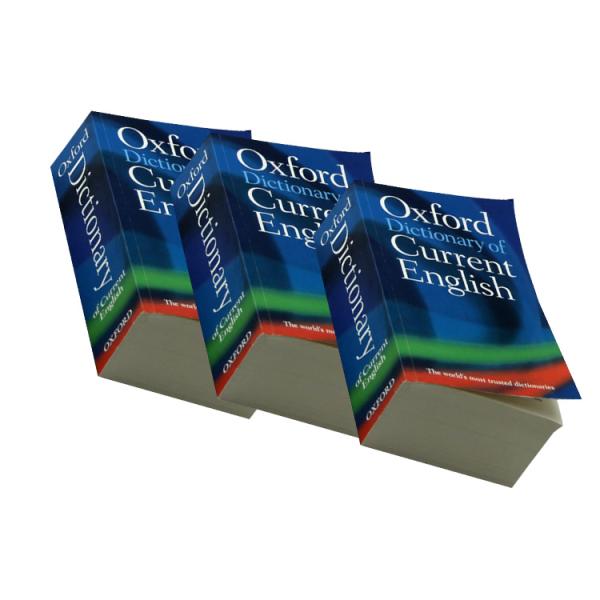 Thick Hardcover Printable English Dictionary 144x33x14mm Film Lamination