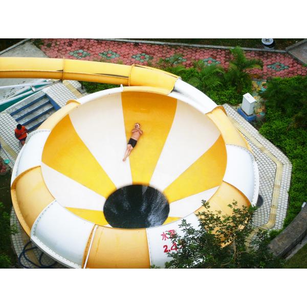 Theme Park Slides Space Bowl Water World Water Playground Equipment for Resorts / Hotel