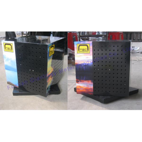 Pegboard Countertop Spinner Display Rack With Hooks