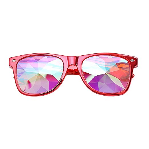 Plastic Hony Newest Product , Flower Lense Kaleidoscope Glasses For Dance Musice Fesvital