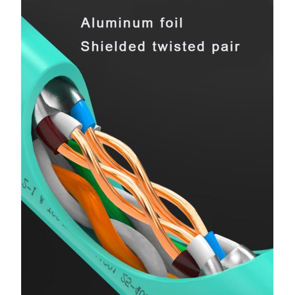 4 Pair Cat6a Cable 1000ft FFTP FUTP Ethernet Cables 23AWG LSZH Jacket