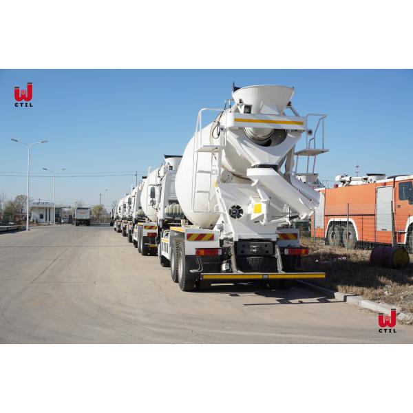Right Hand Drive 12m3 Heavy Duty Mixer 9.726L Big Cement Truck