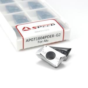 China APKT1135 APGT1604 Polished / DLC Tungsten Carbide Insert For Aluminum wholesale