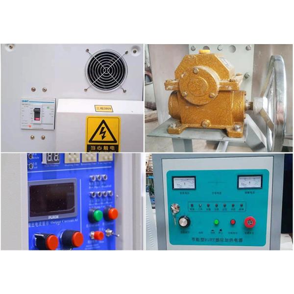 45kw Tilting Precious Metal Melting Furnace 500-2300 Degree Steel Induction Furnace