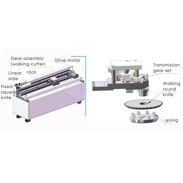 SMT AC220V Tape Cutting Machine Suitable For 0.05mm To 10mm Strips
