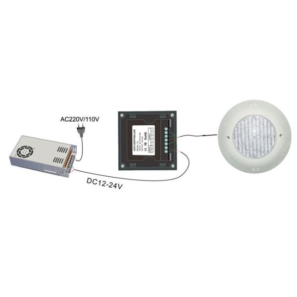 Pool Light LED RGBW Panel Square Shape DC 12V 192W Maximum Output Power