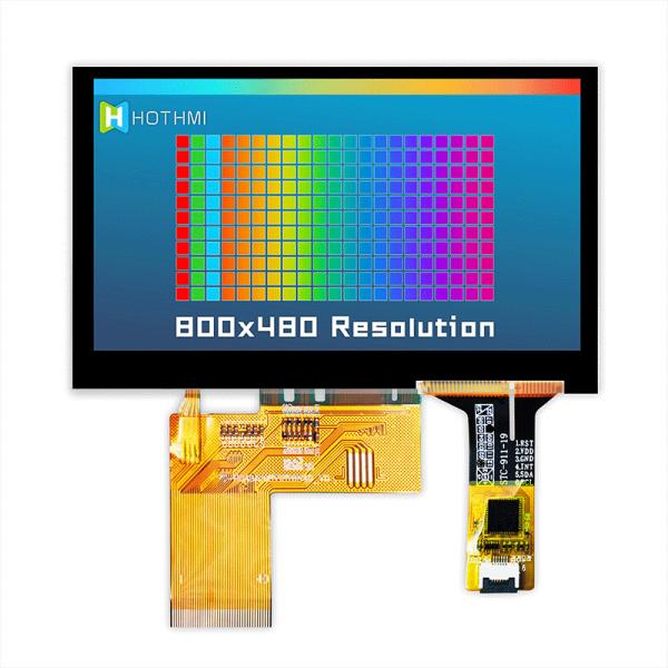 800x480 4.3 Inch TFT LCD Display Module Capacitive Touch Screen