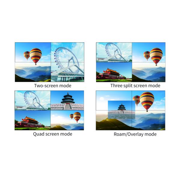 4K 49inch LCD Video Wall Display 3.5mm Narrow Bezel Multi Screen Display