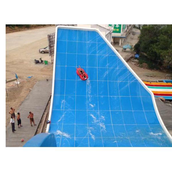 Great Fun Fiberglass Raft Outdoor Wave Water Slide For Amusement Project