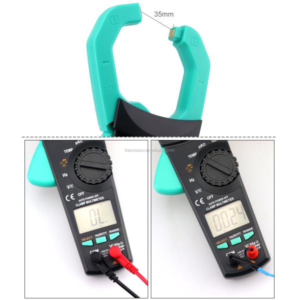 903 Clamp Meter 6000 Counts Auto Rnage Multimeter AC DC Voltage Tester Continuity Buzzer 1000v Multimeters