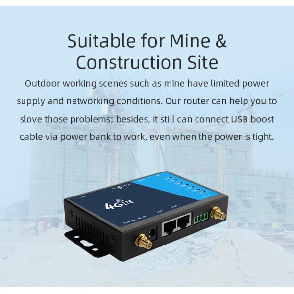 2400MHz WiFi LTE Router Detachable 4 Antenna Wireless Router With SMA Port