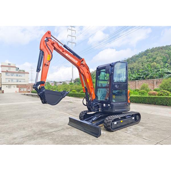 3.5 Ton Mini Excavator Zero Tail Swing 0.12M3 With High Power Yanmar Engine