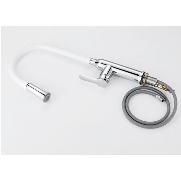 Colored All Copper Undercounter Pull Out Sink Faucet