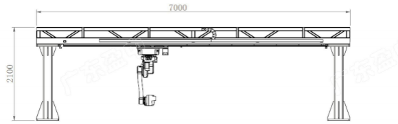 Linear Track 7th For Welding Painting And General Application Of Robot Moving