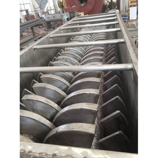 hollow paddle dryer in SUS304, carbon steam ,with steam ,hot water,conduct oil drying steam ,drying paste material