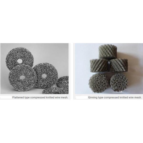 Industrial Fields 0.12mm Wire Knitted Stainless Steel Mesh