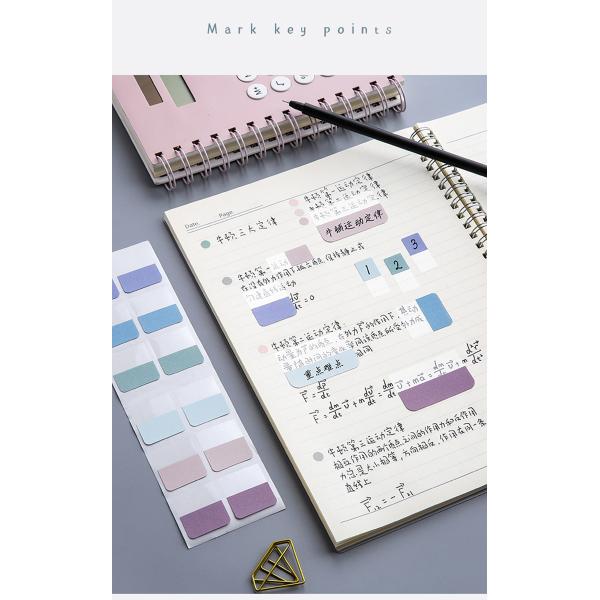 Morandi Sticky Notepads And Stationery Index Tab Labels Sticker