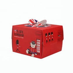 Eco-friendly Food Packaging Custom Materials Cookie Foiled Paper Gift Product Packaging Window Box