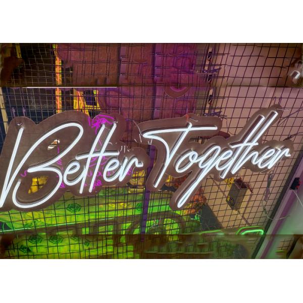 12VDC 200cm EU Plug Custom Neon Signs For Supermarket