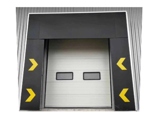 Mechanical Loading Dock Shelters PVC Logistics Plant Galvanized Steel Frame
