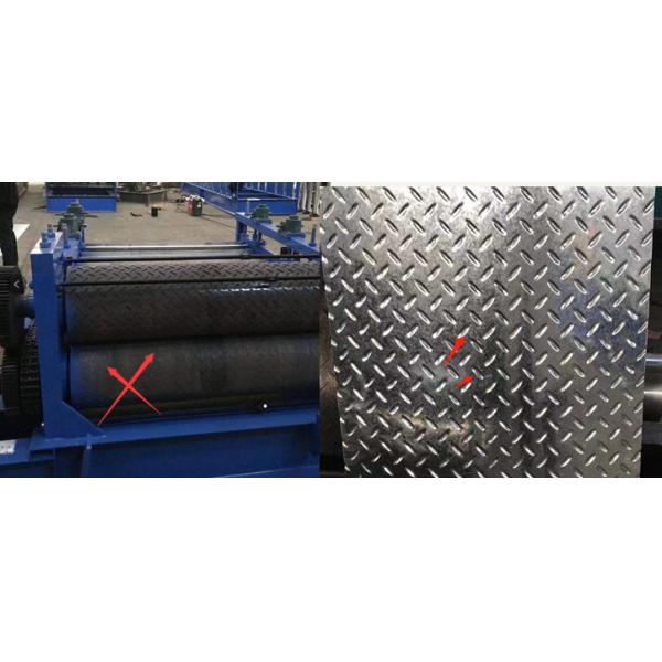 Anti Slip Metal Embossing Machine 7m/ Min For Willow Pattern