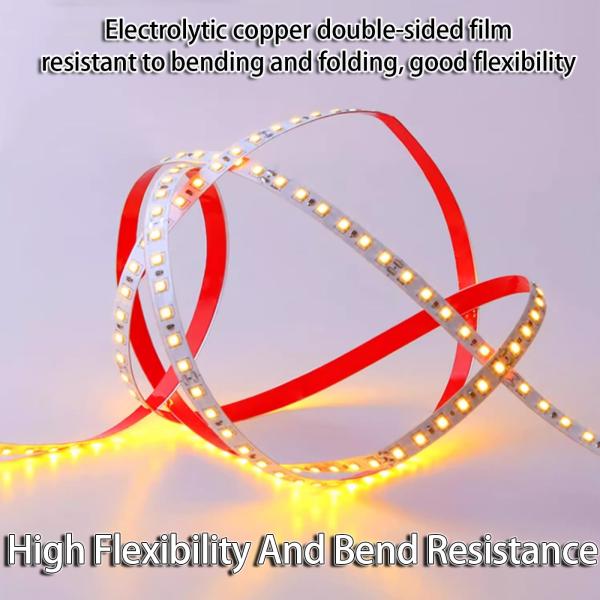 24V Self-Adhesive Bare Board Linear LED Strip Light For Aluminum Channel Ceiling And Cabinet Lighting