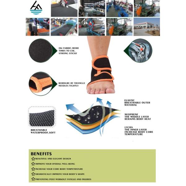 Breathable Neoprene Ankle Wrap Windproof Ankle Compression Sleeve
