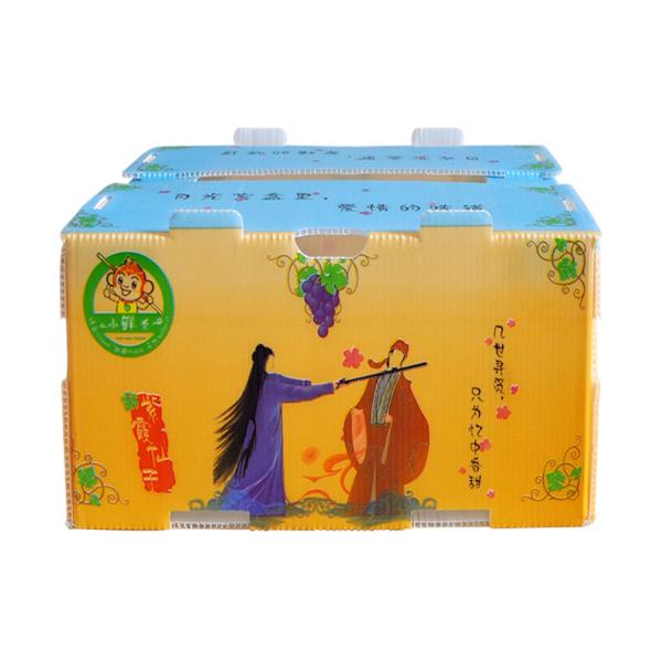 Reusable PP Honeycomb Foldable Plastic Pallet Box For Auto Parts