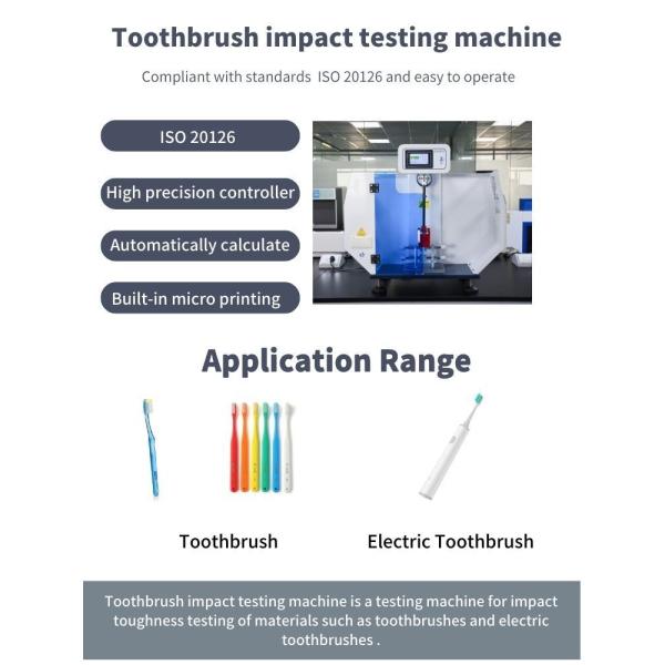 Touch Screen Charpy Toothbrush Izod Impact Testing Machine Toothbrush Pendulum