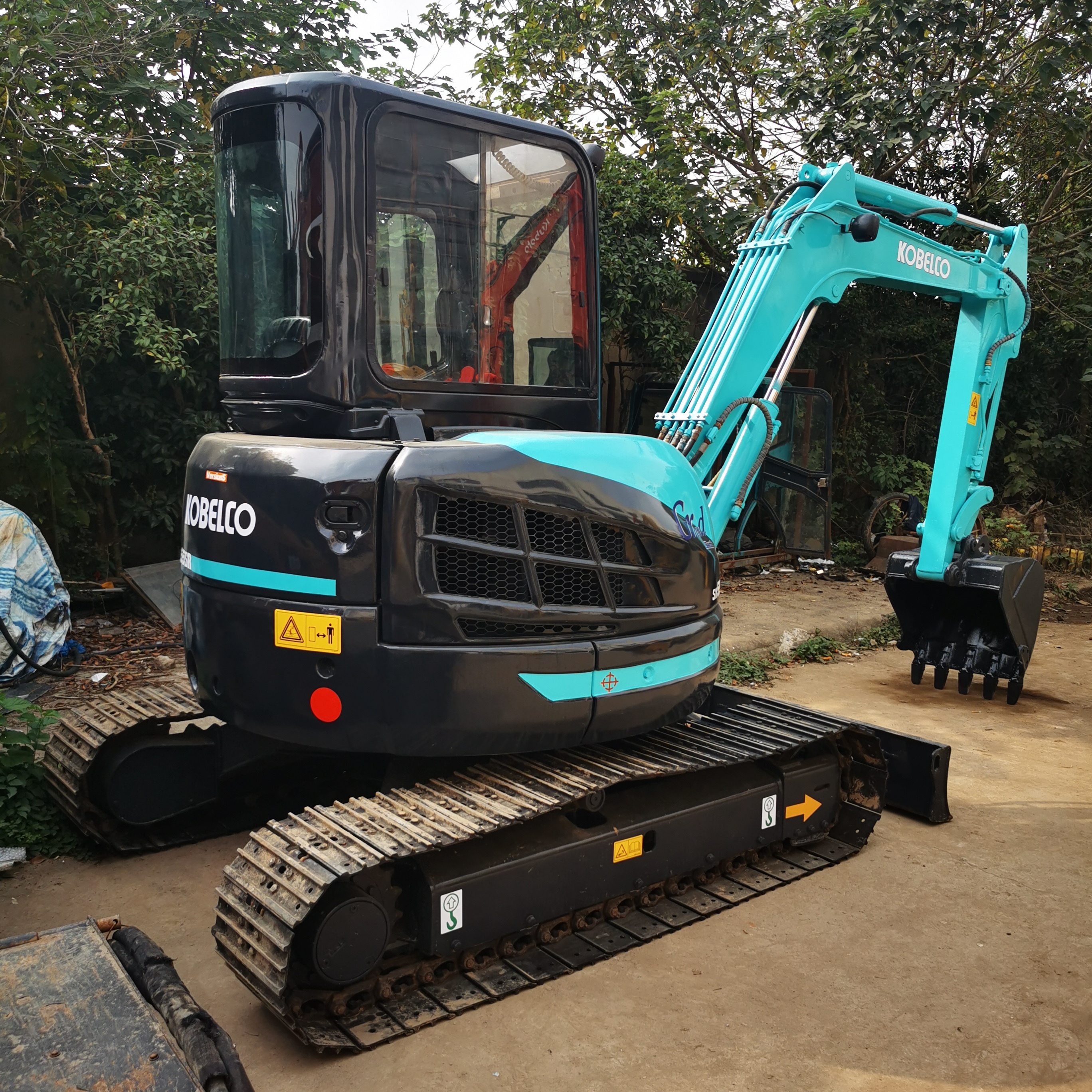 2022 Kobelco SK55SR 5Ton Excavator Japan Import Low Hours