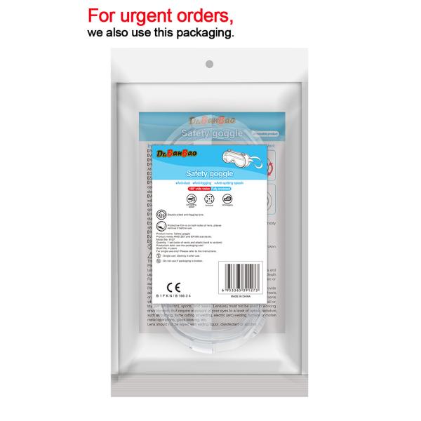 Anti Fog Medical Safety Eye Protection Goggles Chemical Resistant Goggles