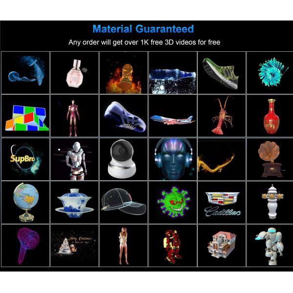 2025 3D Holographic Fan 75 cm Display With 16g Memory Card 3d Hologram Fan Wifi 3d Image Adjustment