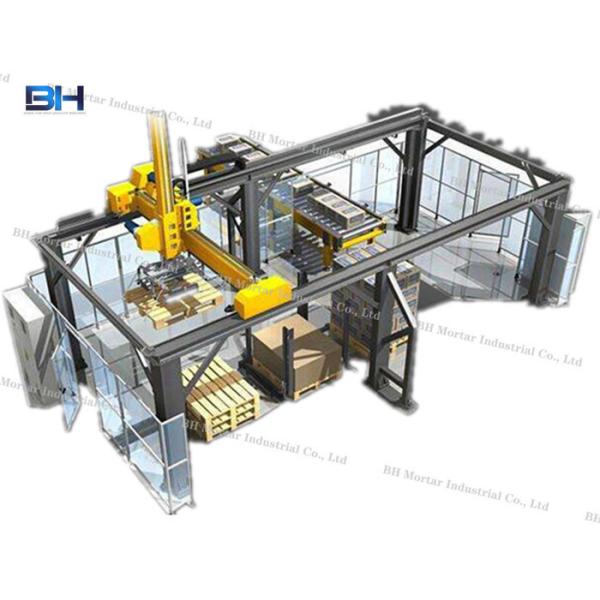 High Level Automatic Palletizer Machine High Speed With Touch Screen