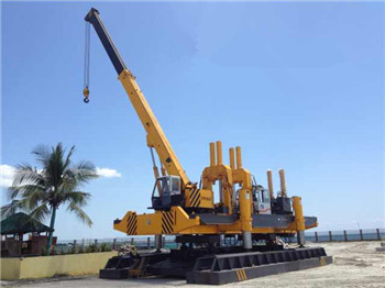 China Rotary Hydraulic Piling Machine Fast Piling Speed 500T Piling Capacity wholesale