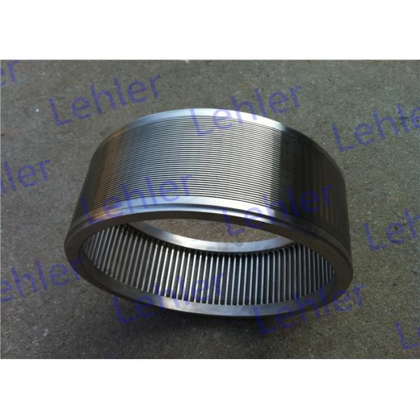 Stainless Steel Basket Mill / Bead Mill Screen For Mixing And Milling
