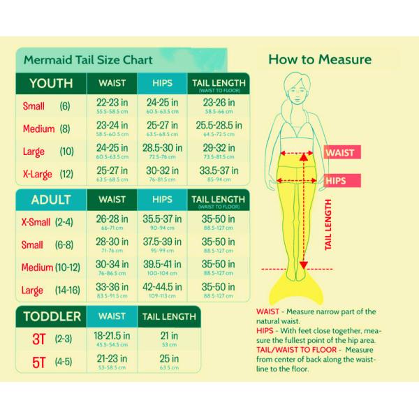 Walkable Safety Realistic Mermaid Tails For Adults Size XS - XXL Optional