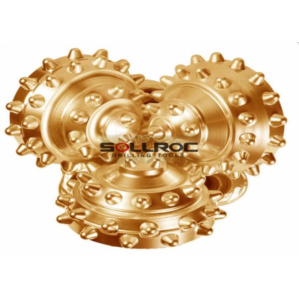 8 1/2" 10 1/2" 12 1/4" Tricone Drill Bit For Hard / Medium Hard Rock Formations