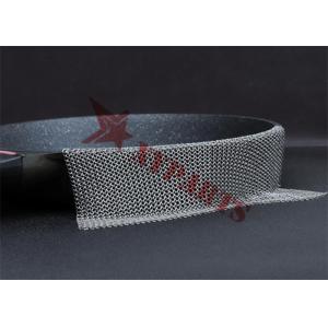 Ss316 Welded Chain Mail Scrubber Kitchen Tools Cleaner