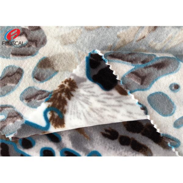 95 Percent Polyester 5 Percent Spandex Velvet Fabric Printed 4 Way Stretch Blanket