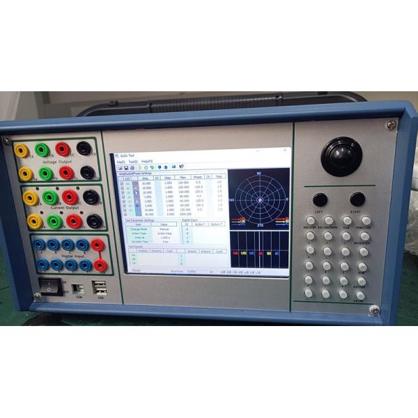 Electric Secondary Current Injection Relay Test Set 6 Phase Relay Protection Tester