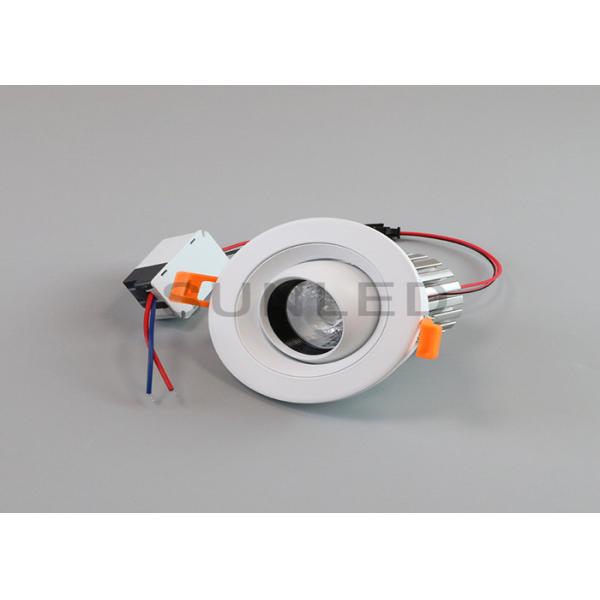 15 Degree Beam Angle LED Recessed Downlight Rotatable Recessed 12W 70mm